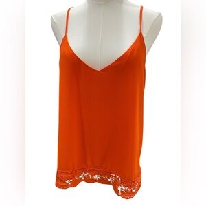 Naked Zebra Lace Trim Cami